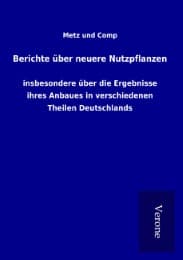Cover von Berichte über neuere Nutzpflanzen