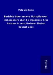 Cover von Berichte über neuere Nutzpflanzen