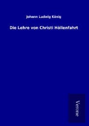 Cover von Die Lehre von Christi Höllenfahrt