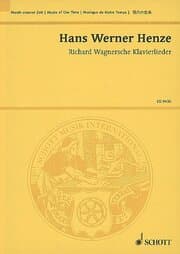 Cover von Richard Wagnersche Klavierlieder