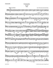 Cover von Konzert für Violine und Orchester e-Moll op. 64