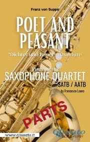 Cover von Poet and Peasant - Saxophone Quartet (Bb Soprano part)
